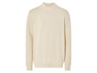 LIVERGY Gebreide heren trui (XL, Beige)