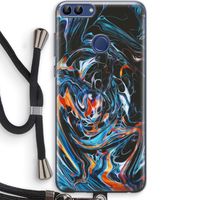Black Unicorn: Huawei P Smart (2018) Transparant Hoesje met koord