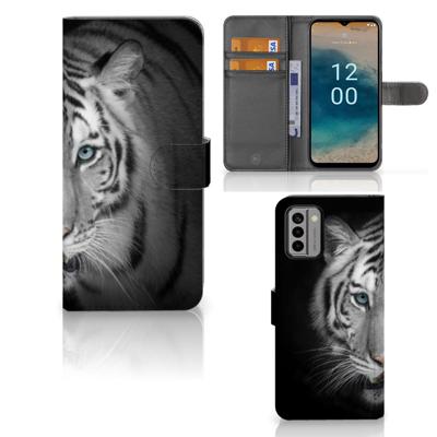 Nokia G22 | Telefoonhoesje | Met pasjeshouder | Tijger