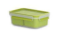 EMSA 518101 lunchtrommel 1 l Polypropyleen (PP), Thermoplastische elastomeer (TPE) Groen, Transparant 1 stuk(s)