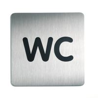 Infobord pictogram Durable 4957 vierkant wc 150mm