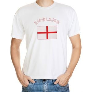 Wit t-shirt Engeland heren 2XL  -