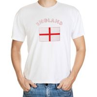 Wit t-shirt Engeland heren 2XL  - - thumbnail