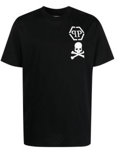 Philipp Plein t-shirt à logo imprimé - Noir