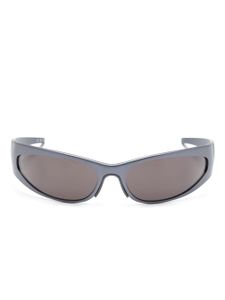 Balenciaga Eyewear lunettes de soleil REVERSE XPANDER 2.0 à modèle de moto - Gris