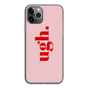 Ugh: iPhone 11 Pro Transparant Hoesje
