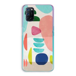 Bold Rounded Shapes: Oppo A72 Transparant Hoesje