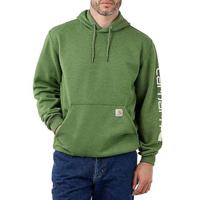 Sleeve Logo Arborvitae Heather Hooded Sweatshirt Heren