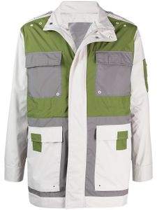 A-COLD-WALL* veste Rhombus colour block - Blanc