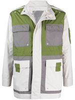 A-COLD-WALL* veste Rhombus colour block - Blanc - thumbnail