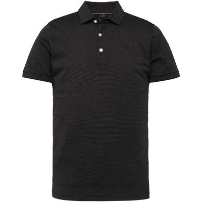 Short sleeve polo jersey mercerize black Short sleeve polo jersey mercerize black