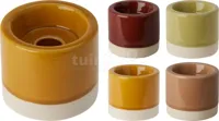 Kandelaar Herfsttinten 7cm Assorti 1st