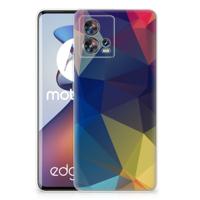 Motorola Edge 30 Fusion | TPU Hoesje | Polygon Dark
