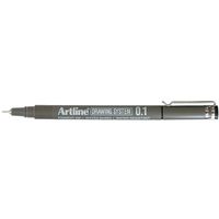 Fineliner Artline 0.1mm zwart