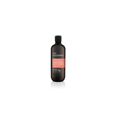 Goodness men shower gel sandelwood & rich vanilla