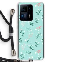 Small white flowers: Xiaomi Mi Mix 4 Transparant Hoesje met koord