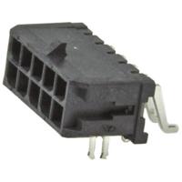 Molex 430451015 Male header, inbouw (standaard) Totaal aantal polen: 10 Rastermaat: 3 mm Inhoud: 1 stuk(s) Tape on Full reel