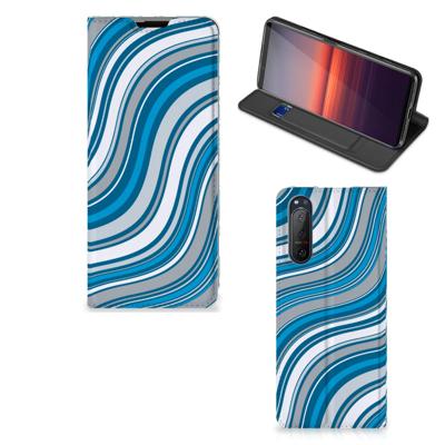 Sony Xperia 5 II | Hoesje met Magneet | Waves Blue