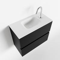 Toiletmeubel Mondiaz Ada | 60 cm | Meubelkleur Urban | Lex wastafel Talc Midden | 1 kraangat