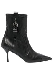 Stuart Weitzman bottines Stuart Maverick 85 mm en cuir - Noir