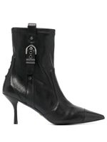 Stuart Weitzman bottines en cuir 85 mm - Noir