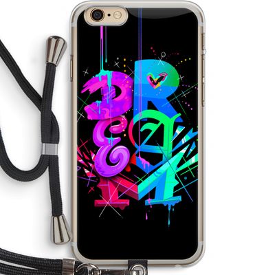 Dream: iPhone 6 PLUS / 6S PLUS Transparant Hoesje met koord