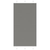 VidaXL Plissé rolgordijn 110x200 cm stofbreedte 109,4 cm antraciet