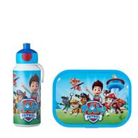 Lunchset Campus (pop-up drinkfles en lunchbox) - Paw Patrol