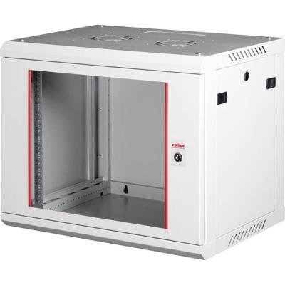 Roline 26210124 19inch-wandkast (b x h x d) 600 x 512 x 450 mm 9 HE Grijs (RAL 7035)