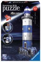 Ravensburger 3D puzzel vuurtoren Night Edition - 216 stukjes - thumbnail