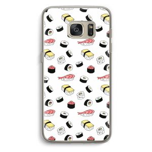 Sushi time: Samsung Galaxy S7 Transparant Hoesje