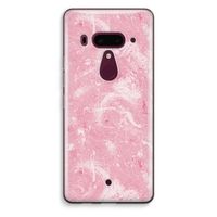 Abstract Painting Pink: HTC U12+ Transparant Hoesje