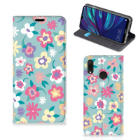 Huawei Y7 hoesje Y7 Pro (2019) Smart Cover Flower Power - thumbnail