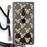 Tijger: Sony Xperia XZ2 Transparant Hoesje met koord