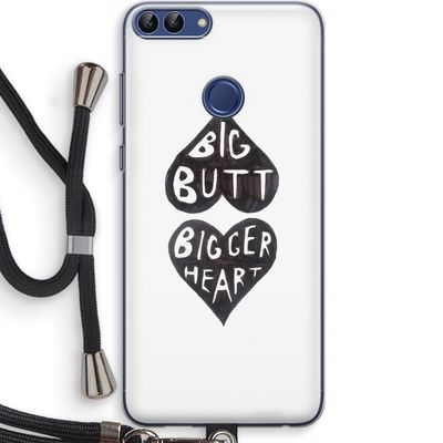 Big butt bigger heart: Huawei P Smart (2018) Transparant Hoesje met koord