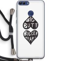 Big butt bigger heart: Huawei P Smart (2018) Transparant Hoesje met koord