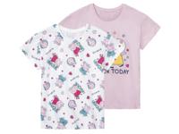 2 meisjes t-shirts (134/140, Peppa Pig) - thumbnail