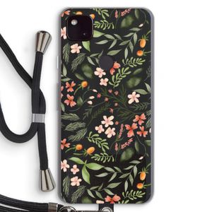 Sweet little flowers: Pixel 4a 5G Transparant Hoesje met koord
