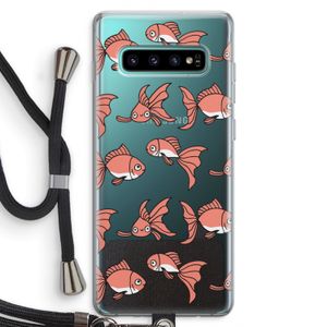 Blub: Samsung Galaxy S10 Plus Transparant Hoesje met koord