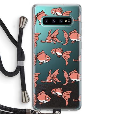 Blub: Samsung Galaxy S10 Plus Transparant Hoesje met koord