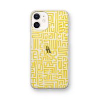 Majorelle Blue Print: iPhone 12 mini Transparant Hoesje