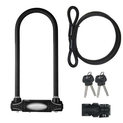 MASTER LOCK U-slot met kabel - sleutel - XL-model