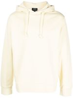 A.P.C. hoodie en coton à logo imprimé - Jaune