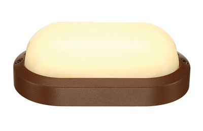 Plafond/ wandlamp TERANG 2 XL roestkleur 1xLED 3000K