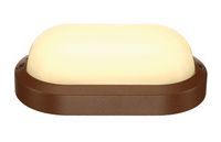 Plafond/ wandlamp TERANG 2 XL roestkleur 1xLED 3000K