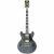 D&apos;Angelico Excel Mini DC Black Dog semi-akoestische gitaar met koffer