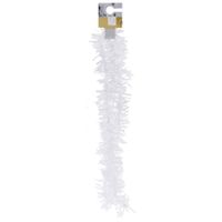 Witte folieslinger fijn 180 cm