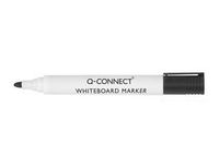 Q-CONNECT whiteboardmarker, 2-3 mm, ronde punt, zwart 10 stuks - thumbnail