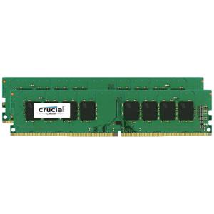 Crucial 2x16GB DDR4 Werkgeheugenset voor PC DDR4 32 GB 2 x 16 GB 2400 MHz 288-pins DIMM CL17 CT2K16G4DFD824A