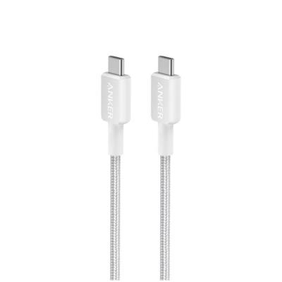 Anker 322 USB-C to USB-C Cable (3ft Braided) Oplader Wit